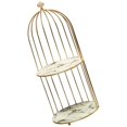 thumbnail image 2 of kurtrusly Perfume Rack Makeup Jewelry Display holder ool make-up Shelf Creams Tray White gold 2 Tier, 2 of 9