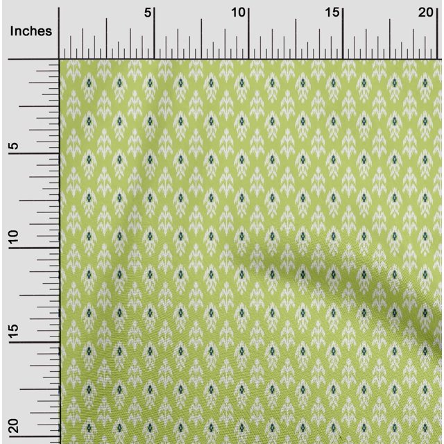 oneOone Georgette Viscose Fabric Ethnic Ikat Fabric Prints By Yard 42 Inch Wide
