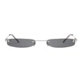 thumbnail image 2 of Small Lenglasses Designer Glasses for Unisex Driving Outdoors , Black Gray, as described, 2 of 8
