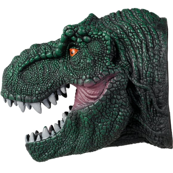 Marionnette à Main Dinosaure Haute Simulation Gant à Main Extensible Développement Imaginatif Jouets Marionnette à Main Animal en Latex Naturel Gant pour Enfants Adultes Cadeau