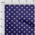 thumbnail image 1 of oneOone Cotton Poplin Fabric Elephant Block Print Fabric By Yard 42 Inch Wide, 1 of 4