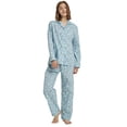 thumbnail image 1 of GLOBAL Womens 100% Cotton Pajamas Set Womens PJs Drawstring Sleepwear for Women,S-XXL, 1 of 2