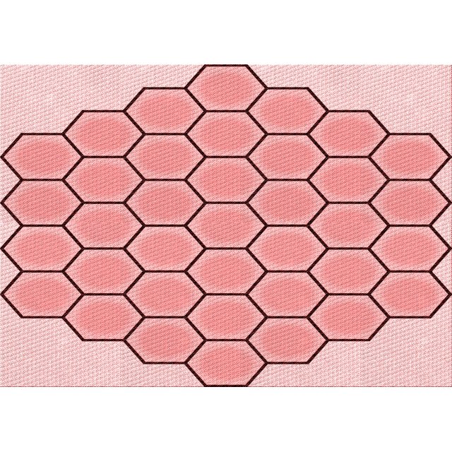 Ahgly Company Tapis d'Intérieur Rectangulaires Transitionnels Rouges Lavables à la Machine, 2 Pieds x 4 Pieds