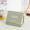 thumbnail image 1 of yeacher 2025 Solid Color Mini Desk Calendar Monthly Standing Metal Coil Calendar Table Planner for Home Office School, 1 of 10
