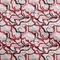 thumbnail image 1 of oneOone Tissu en Coton Soie Rouge Abstrait Matériel de Robe Tissu Imprimé Tissu au Mètre 42 Pouces de Large, 1 of 5