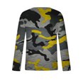 thumbnail image 4 of Meichang T-Shirt à Manches Longues pour Homme, T-Shirts Graphiques pour Hommes Tendance à Imprimé Camouflage, T-Shirts Amusants à Col Rond Confortables à Manches Longues pour Homme, 4 of 5