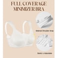 thumbnail image 4 of Curyon Women's Minimizer Bra Comfort Non Padded Wireless Full Figure Plus Size Bras,42G, 4 of 6