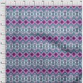 thumbnail image 3 of oneOone Viscose Jersey Fabric Geometric Ikat Print Sewing Fabric BTY 60 Inch Wide, 3 of 4