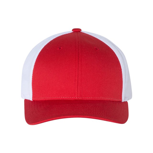 Richardson Casquette Camionneur Low Pro, M-L, Rouge-Blanc