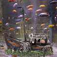 thumbnail image 2 of Belle Épave d'Aquarium, Épave de Résine d'Aquarium, Haute Simulation Artificielle pour les Poissons, 2 of 8