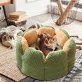 thumbnail image 1 of LSLJS Chien Rond Cat Hiver Chaud Sac de Couchage Long Peluche Doux Lit pour Animal Lit Apaisant, 1 of 5