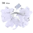 thumbnail image 2 of MesaSe Light String Halloween LED Ghost Battery Lamp Festival Horror Party Decoration  20 LED  White  5m, 2 of 8