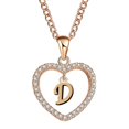 thumbnail image 4 of Fashion Women Gift 26 English Letter Name Chain Pendant Necklaces Jewelry, 4 of 9