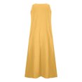 thumbnail image 5 of Liquidation d'Été 2025! Robe Grande Taille pour Femmes, Liquidation d'Été pour Femmes, Mode d'Été Décontractée pour Femmes Robe Sans Manches à Col Rond avec Poches, 5 of 5
