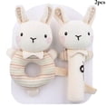 thumbnail image 2 of Bangcool Baby Rattle Toy Animal - 2PCS Stuffed Infant Hand Grip Toy Newborn Hand Rattle, 2 of 10
