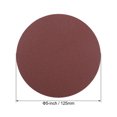 thumbnail image 2 of Unique Bargains 5-Inch PSA Sanding Disc Aluminum Oxide Adhesive Back Sandpaper 180 Grits 15 Pcs, 2 of 5
