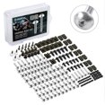 thumbnail image 4 of fastboy 10 Pieces Motorcycle Bolts Set Aluminum Alloy Universal Motorbike Screws Nuts Body Modification Replacement Maintenance Silver, 4 of 8