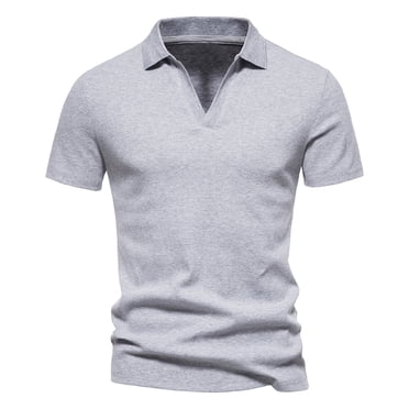Ketyyh-chn99 T Shirt Men Solid Color Short Sleeve Tee Pullover Crew Neck Relaxed Fit T-Shirt Grey,M