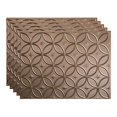 thumbnail image 2 of FASÃ„DE Rings Decorative Vinyl 18in x 24in Backsplash Panel in Argent Bronze (5 Pack), 2 of 15