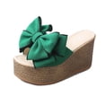 thumbnail image 2 of CEHVOM Pantoufles à Plateforme d'Été pour Femmes avec Nœud, Chaussures à Talons Hauts, Pantoufles, 2 of 6