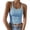Light Blue, variant on Lenpel Women's Tank Tops Spaghetti Strap Ribbed Knit Scoop Neck Slim Plus Size Sleeveless Crop Tops Going out Camisole Shirts