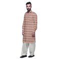 thumbnail image 2 of Atasi Kurta Pathani Classique à Col pour Garçons Chemise en Rayonne à Poche avant, 2 of 5