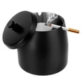 thumbnail image 5 of Cendrier d'Extérieur avec Couvercle, Cendrier en Acier Inoxydable Sans Fumée avec Couvercle, Coupe-Vent, Convient aux Terrasses Extérieures Familiales, 5 of 5
