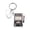 A, variant on TopLLC Creative Mini Fruit Machine Net Red Play Mixed Use Bag Keychain Pendant Slot Machine Keychain on Clearance