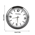 thumbnail image 1 of Pompotops 4inch Dashboard Fluorescent Clock - Mini Car Sticked To Watch Car Truck Dashboard And Vent Mini Car Clock Clearance, 1 of 4