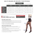 thumbnail image 2 of Truform Sheer Pantyhose: 30 - 40 mmHg, Beige, Small, 2 of 7