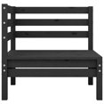 thumbnail image 3 of vidaXL Canapés d'Angle de Jardin 2 Pcs Noir Pin Massif, 3 of 4