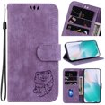 thumbnail image 1 of Compatible with Google Pixel 7 Pro Embossed Cute Tiger Flip Folio Wallet Case Card Pocket Holder Cover, 1 of 5