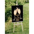 thumbnail image 5 of Darling Souvenir MADE WITH LOVE PersonalizedWelcomeSignFor Bridal Shower,Champagne Glasses,Bridal Shower Collection Great For Your Celebrations- 18x 12, 5 of 5