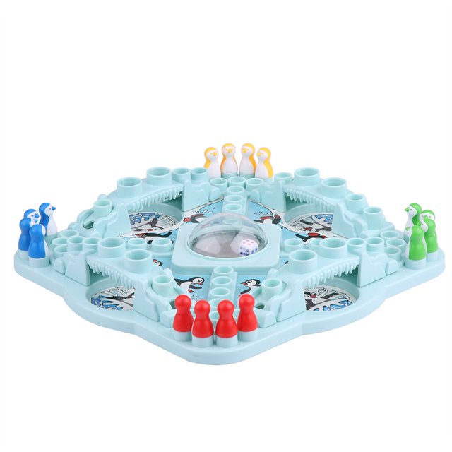 Pop 'n Drop Penguins, 1 Pce Pop 'n Drop Penguins Jouets Enfants Jeu de dés de Bureau Interaction Familiale