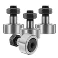 thumbnail image 1 of Miangastore 4pcs Bolt Type Roller Needle Bearing Cam Follower Bearing Steel Cam Follower Rigid Bolted Roller High Precision Cam Bearing, 1 of 8