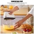 thumbnail image 4 of Binwennn Stand Mixer Classic Stand And Hand Mixer Adjustable Stainless Steel Whisk Mixer For Frosting Meringue Dough Eggs Batter Salon Color Bowls Crank Hand Mixer Kids Baking Utensils Whisker for, 4 of 6