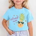 thumbnail image 2 of HNMKIU T-Shirt à Manches Courtes Imprimé Mignon pour Filles - Adorable Haut à Col Rond pour Usage Quotidien et Activités, 2 of 4