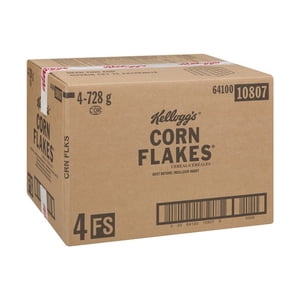 Kellogg's Corn Flake Cereal, Pouch | 728G/Unit, 4 Units/Case
