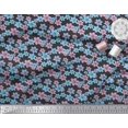 thumbnail image 2 of Soimoi Poly Georgette Fabric Artistic Floral Printed Craft Fabric by the Yard 42 Inch Wide, 2 of 3