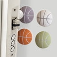 thumbnail image 3 of 4pcs Mute Door Rear Wall Crash Waterproof Anti-Collision Adhesive Pad Basketball Style 5cm, 3 of 9