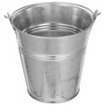 thumbnail image 1 of Small Plant Bucket Metal Bucket Metal Bucket With Handle Flower Bucket Floral Arrangement Vase Plant Bucket (S), 1 of 8