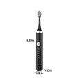 thumbnail image 3 of mtvxesu Electric Toothbrush, Powerful Electric Toothbrush Adult Timer Brush 5 Mode USB Charger Rechargeable Tooth Brushes Replacement Heads Set Travel Electric Toothbrushes, 3 of 8