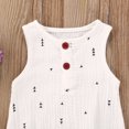 thumbnail image 3 of EYIIYE Unisex Baby Sleeveless Romper Linen Romper Jumpsuit Summer Clothes, 3 of 6