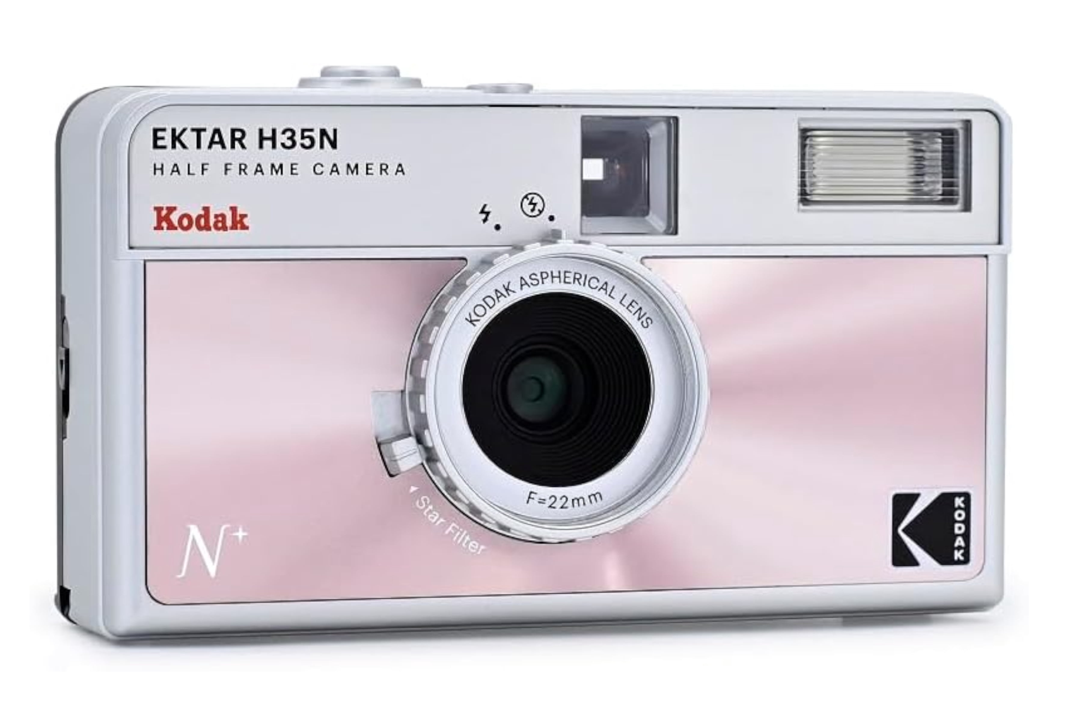 KODAK EKTAR H35N Half Frame Retro Film Camera (Glazed Orange) Plus