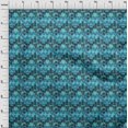 thumbnail image 3 of oneOone Tissu Polyester Lycra à Chevrons Ikat Imprimé 1 Yard 56 Pouces de Large, 3 of 4