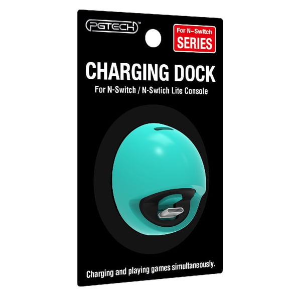 Langgg Gaming Console Type-c Charger Portable Charger Base Replacement for Nintendo Switch/Lite Host, Blue