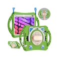 thumbnail image 1 of Kids Case for Apple iPad Mini 6 8.3 Inch 2021, Silicone Shockproof Protective Cover with Pencil Holder Handle Grip Hand Strap Kickstand Shoulder Strap for iPad Mini 6th Generation, 1 of 7