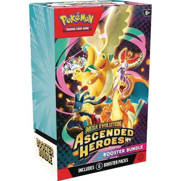 Pokémon TCG: Mega Evolution— Ascended Heroes Booster Bundle
