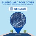 thumbnail image 4 of Swimline Hydrotools Super Guard Winter Cover for 30 x 50 Ft Above Ground Pools, 4 of 7