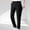 Style2-Black mens pants, variant on Mceream Mens Casual Suit Pants Fashion Office Business Work Trousers Solid Color Straight Leg Long Pants with Pockets White L